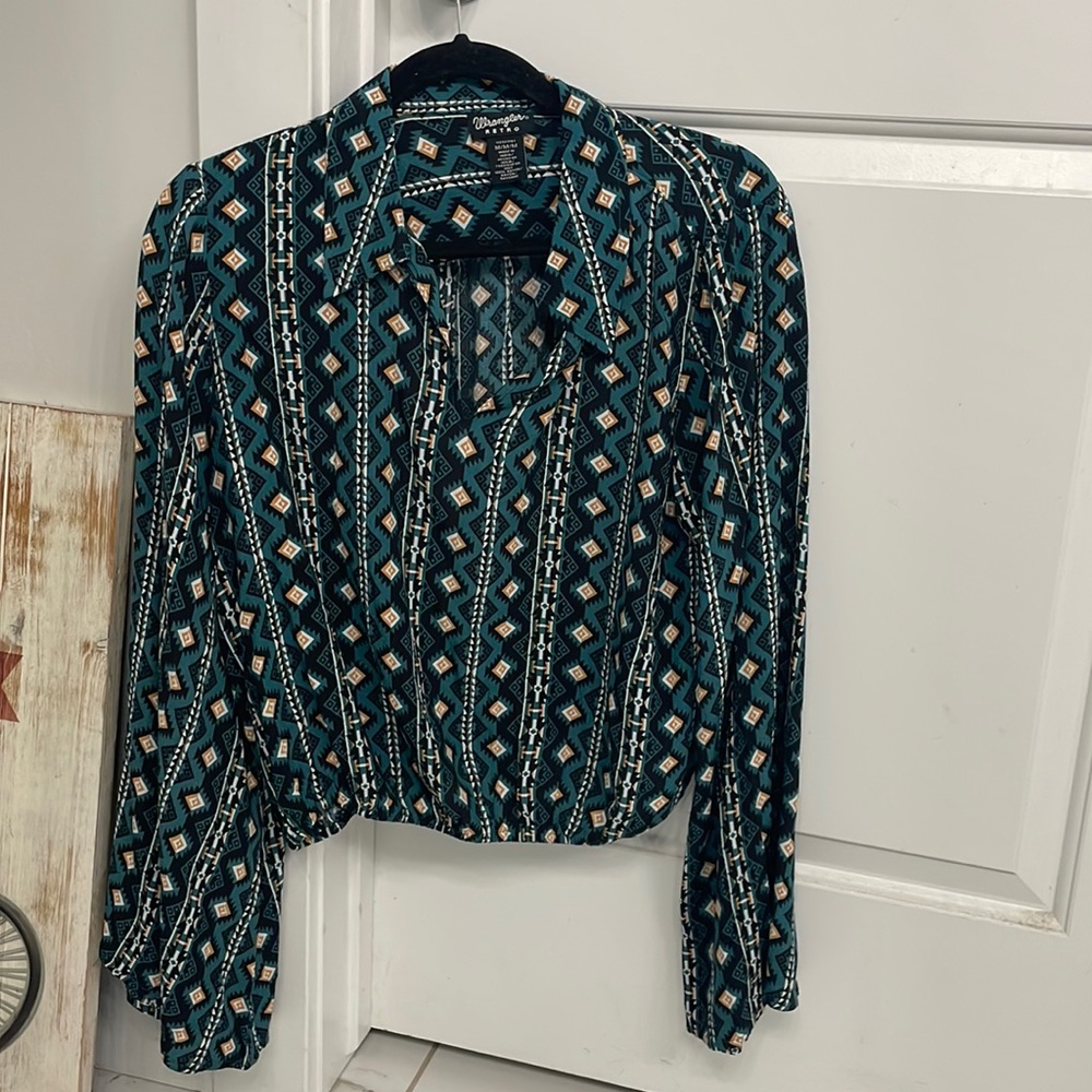 Wrangler Retro cropped size medium